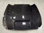 Mustang Ford GT style vented Real Carbon Fiber Hood