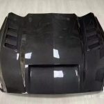 Mustang Ford GT style vented Real Carbon Fiber Hood