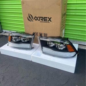 NEW ALPHAREX Ram headlights 09-18 LED 🔥🔥