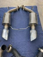 Several sets of axlebacks removed from 11-14 Mustang GTs. - Image 6
