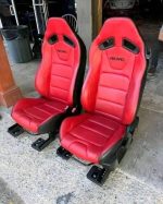 S550 Red Recaro Seats - Image 4