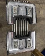 2018 F250 Platinum Grill and Headlights. LED headlights.