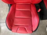 2018-2022 Mustang GT Red/Black Leather Recaro Seats Front Rear - Image 6
