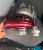 Stage 1.5 Garrett Turbo for 99-03 7.3 Powerstroke - Red Powder Coat - Image 4