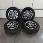 20in OEM f350 limited package wheels  275/65/20 Bridgestone dueler tires  Wheels are 20in OEM wheels off a 2024 ford f350 limited package.