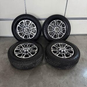 20in OEM f350 limited package wheels  275/65/20 Bridgestone dueler tires  Wheels are 20in OEM wheels off a 2024 ford f350 limited package.
