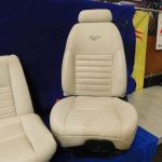 Mustang White leather 99-04 convertible seats