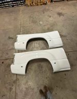 New Dually Fenders - White* Fit 2003-2005 Chevy/GMC short bed