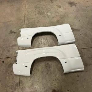 New Dually Fenders - White* Fit 2003-2005 Chevy/GMC short bed