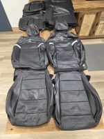 Ford Mustang black leather car seat covers