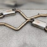 Challenger SRT8 Kooks Axle Back Exhaust Mufflers 3