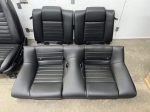 2007-2009 Ford Mustang GT500 Black Leather Coupe Front Rear Seats - Image 3