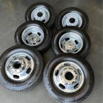 BRAND NEW 2025 f350 Dually OEM 17in wheels/245/75/17 Michelins