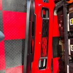 Flame Red Clear Front Bumper for 2019-2025 RAM 2500