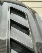 2015 2016 2017 Ford Mustang Terminator Style Carbon Fiber Vented Hood - Image 7