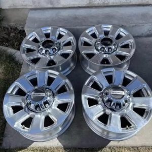Platinum Rims R20 Pretty much new in excellent conditionComes with lug nuts and sensors and center capsThey will fit ford F250-F350, From 1999 up to Current year, Excursions.
