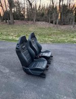 2015-2017 Ford Mustang GT Coupe Front Set OEM Recaro Racing Leather Seats - Image 2