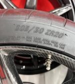 OEM GT500 Carbon Fiber Track Park wheels & Tires sensor came off 1000 Mileage 2022 GT500 - Image 8