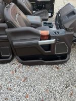 Ford f250 king ranch interior fits 2017 to 2022 comes complete with all seats center console carpet headliner dash and all plastic trim￼ with seatbelts ￼￼. - Image 9