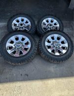 20” OEM Ford f250 king ranch wheels 275/65/20 BFG KO2 all terrain tires  Wheels are 20in OEM wheels off a 2022 ford f350 king ranch package. - Image 9