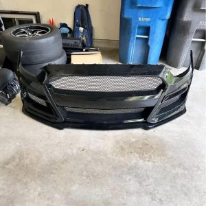 Brand new 777 freshly painted black gt500 bumper for (15-17) mustang comes with all hardware