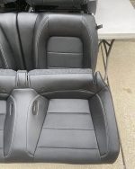 FORD MUSTANG OEM RECARO BLACK LEATHER SEATS - Image 7