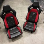 Corbeau Seats with 15-23 Mustabg bracket and rails