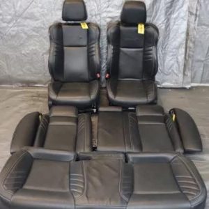 Dodge Charger Srt Hellcat 6.2L Oem Black Leather Front N Rear Seats