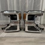 LED Factory Ford OEM chrome headlights for 2020-2022 Superduty Fords.
