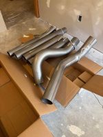 2011-2024 F250-f350 6.7 Powerstroke  5 Inch Stainless Steel  High Quality Parts Comes With All Clamps and Hardware  Brand New In Box Never Used  Short Bed Or Long Bed Full Exhaust Kit - Image 2
