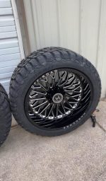 New 22x12 Hardcore 8x170  New 33x12.50r22 Fortune R/Ts - Image 6