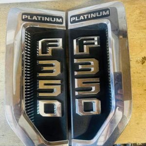 17-22 ford f350 fenders emblem in good conditions .