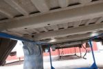 Used like new 17-22 Ford F-250/F-350 Super Duty White 8ft Long Dually Bed - Image 4