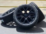 Brand new 22" aftermarket black wheels 22X9.5 +31mm offset 6X135 Bolt pattern rims and All-terrain 285/45R22 tires - Image 5