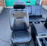 Front and rear heated AC seat leather with flore center console fits 2017-2020 Ford F150 F250 F350 F450 - Image 7