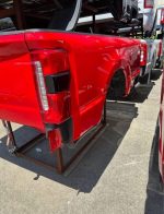 2025 Ford F250 takeoff bed. This has the bliss tail lights which are very expensive and the step down tailgate pan code is PQ red - Image 5