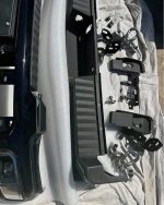 Agate Black F250 Platinum Tremor factory front and rear bumper. - Image 4