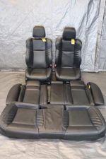 Dodge Charger Srt Hellcat 6.2L Oem Black Leather Front N Rear Seats - Image 3