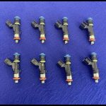 56lb fuel injectors. Fit 07-12 GT500 also fit 11-17 mustang with height adapters.