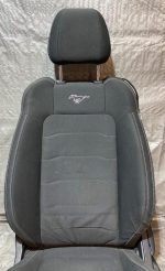 2015-2017 Ford Mustang GT Premium S550 Black Cloth Front Seats / Pair - Image 5