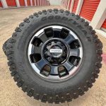 18" ford tremor f250-350 factory black machined wheels and tires Rims Rines 18s