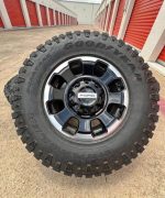 18" ford tremor f250-350 factory black machined wheels and tires Rims Rines 18s