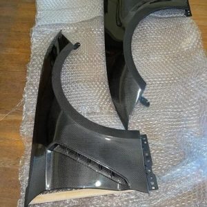 MUSTANG TYPE-GR GT350 STYLE DOUBLE SIDED CARBON FIBER FENDERS (PAIR)