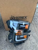 AlphaRex LUXX Jet Black LED Projector Headlights Lamps for 15-17 Ford F-150.