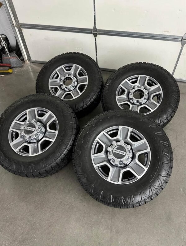 fb64d977-77d8-4db7-b729-3c16e9f5d6c6-600x794-1 18in OEM ford f350 superduty 18in wheels 285/70/18 Nitto exo grappler tires Wheels are 18in OEM wheels off a 2024 ford f350 superduty.