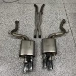 2015-2017 Ford Mustang GT 5.0L Roush Exhaust Quad Tip Active Exhaust Kit 421927