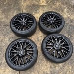 Pack wheels and tires  Set of Performance Pack Wheels off a 2020 PP1 Mustang.