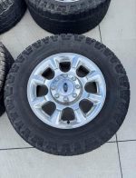 20” superduty stocks on 35” all terrains  Have a set of 20” Superduty stocks 8x170 bolt pattern on a set of 35x12.50r20 cooper - Image 4