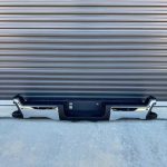 FORD F250 F350 F450 F550 REAR CHROME BUMPER W/ SENSOR HOLES
