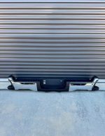 FORD F250 F350 F450 F550 REAR CHROME BUMPER W/ SENSOR HOLES